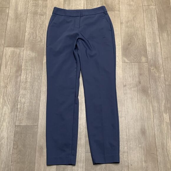 Womens Express Columnist Ankle Mid Rise‎ Dress Casual Work Career Pants - Picture 1 of 9